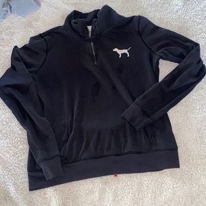 Victoria’s Secret pink half zip hoodie size XS!